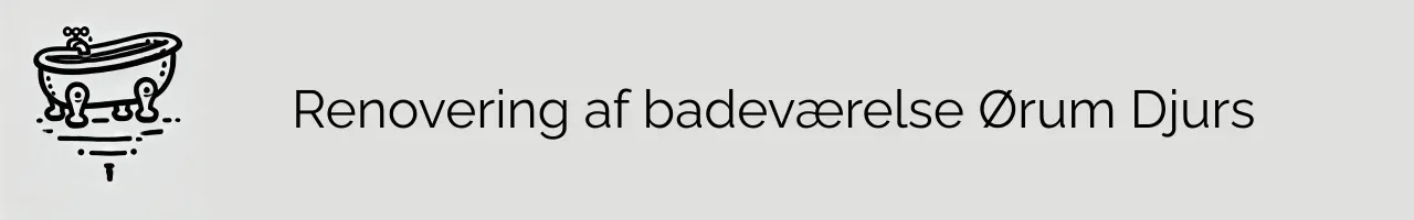 Renovering af badeværelse Ørum Djurs